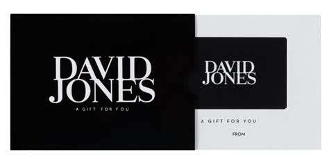 activate david jones gift card.